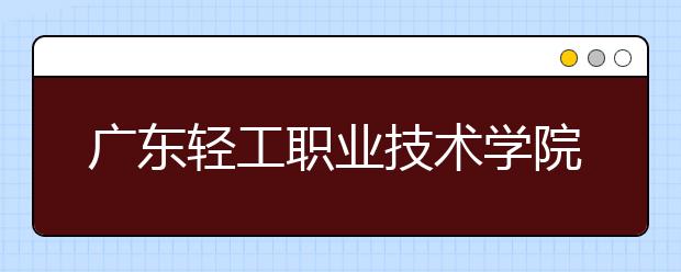 广东轻工职业技术学院2021年招生录取分数线